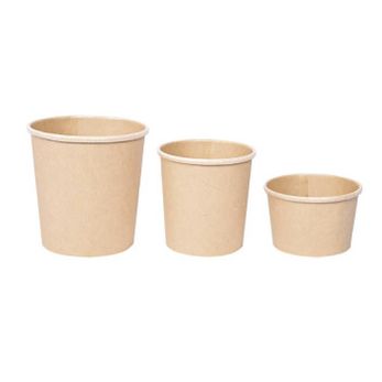 Soup cups - kraft paper