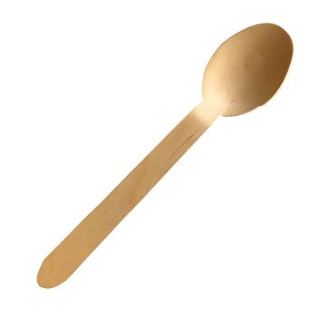 WOODEN TABLE SPOON , 16cm
